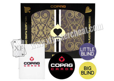 สะพานขนาด Copag Club ทำเครื่องหมายโป๊กเกอร์คาสิโนคาสิโนเล่นไพ่