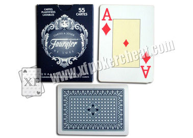 Spain Fournieer 55 Cartes เครื่องอ่านบาร์โค้ดบัตรโป๊กเกอร์โป๊กเกอร์ขนาดที่มองไม่เห็นสำหรับเครื่องสแกนเนอร์โป๊กเกอร์