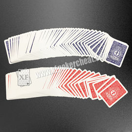Bar Code Marked Modiano Adjara พลาสติกเล่นไพ่สำหรับโป๊กเกอร์โกงอุปกรณ์ / Analyzer