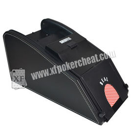 Customized Baccarat Poker Cheating Devices สีดำสำหรับบัตรเล่นพลาสติก