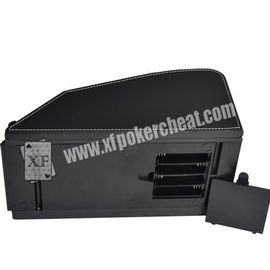 Customized Baccarat Poker Cheating Devices สีดำสำหรับบัตรเล่นพลาสติก