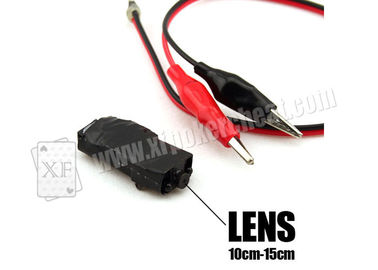 Black Small Clip คลิป Cuff กล้อง IR สแกนเนอร์โป๊กเกอร์ / โกง Hand Hand Analyzer