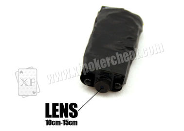 Black Small Clip คลิป Cuff กล้อง IR สแกนเนอร์โป๊กเกอร์ / โกง Hand Hand Analyzer