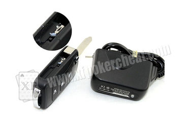 Custom Club Cards Games พลาสติกสีดำ IR Car Key กล้อง Spy สำหรับทำนายโป๊กเกอร์