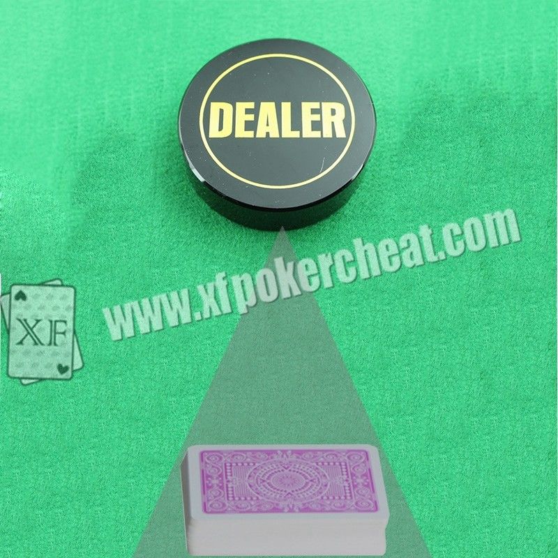 Dealer Button Poker Scanner สำหรับเครื่องอ่านบาร์โค้ดที่ทำเครื่องหมายด้วยเครื่อง UV Ink